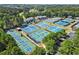 Community tennis and pickleball courts at 129 Gold Mill Pl, Canton, GA 30114