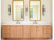 Elegant bathroom with double vanity and marble countertops at 8350 Farmette Bnd, Chattahoochee Hills, GA 30268