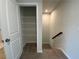 Spacious storage closet with wire shelving, conveniently located near stairs at 3370 Reagan Way # 84, Lawrenceville, GA 30044