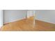 Living room with hardwood floors and neutral walls at 1468 Briarwood Rd # 805, Brookhaven, GA 30319