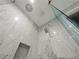 Shower with marble tile and multiple shower heads at 45 Ivan Allen Jr Nw Blvd # 2306, Atlanta, GA 30308