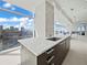 Modern kitchen with marble countertops and city views at 45 Ivan Allen Jr Nw Blvd # 2306, Atlanta, GA 30308