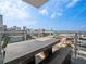 Concrete patio furniture with stunning city views at 45 Ivan Allen Jr Nw Blvd # 2306, Atlanta, GA 30308