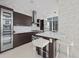 Modern kitchen with marble countertops and stainless steel appliances at 45 Ivan Allen Jr Nw Blvd # 2306, Atlanta, GA 30308