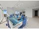 Modern game room with pool table and city views at 45 Ivan Allen Jr Nw Blvd # 2306, Atlanta, GA 30308