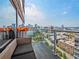 Private balcony offering breathtaking city views at 45 Ivan Allen Jr Nw Blvd # 2306, Atlanta, GA 30308