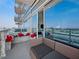Spacious balcony with city views and comfortable seating at 45 Ivan Allen Jr Nw Blvd # 2306, Atlanta, GA 30308