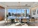 Modern conference room with large table and city views at 3630 Peachtree Rd # Ph3302, Atlanta, GA 30326