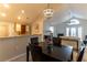 Bright dining room adjacent to kitchen and living room at 2191 Rockbridge Rd # 501, Stone Mountain, GA 30087