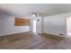 Large bedroom with a ceiling fan and an open door at 3689 Laurie Woods Ln, Decatur, GA 30034