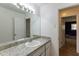 Clean bathroom with a vanity and a shower/tub combo at 3689 Laurie Woods Ln, Decatur, GA 30034