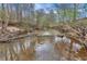 Tranquil creek flowing through natural landscape at 1197 Dee Kennedy Rd, Auburn, GA 30011