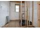Unfinished basement bathroom with shower pan and plumbing installed at 1197 Dee Kennedy Rd, Auburn, GA 30011