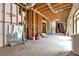 Unfinished basement area showing framing and mechanicals at 1197 Dee Kennedy Rd, Auburn, GA 30011