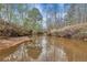 Scenic creek reflecting trees and sky at 1197 Dee Kennedy Rd, Auburn, GA 30011