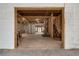 View of an under-construction home's basement, featuring high ceilings at 1197 Dee Kennedy Rd, Auburn, GA 30011