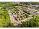 Aerial view of community with lush green surroundings at 5696 Kingsport Dr # 3, Atlanta, GA 30342