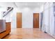 Light and bright hallway with hardwood floors and access to other rooms at 1136 Ponce De Leon Ne Ave # 3, Atlanta, GA 30306