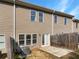 Private backyard with patio and wooden fence at 1861 Old Dogwood, Jonesboro, GA 30238