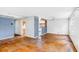 Open living and kitchen area with hardwood floors at 3664 Broadview Ct, Decatur, GA 30032