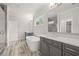 Spa-like bathroom with soaking tub and walk-in shower at 4085 Longleaf Ln, Tucker, GA 30084
