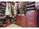 Custom-built walk-in closet offering extensive storage solutions at 21 Edgewater Se Dr, Cartersville, GA 30121