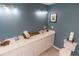 Updated bathroom with double vanity and modern fixtures at 2706 Suwanee Se Way # 12, Marietta, GA 30067