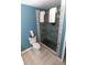 Bathroom with a large walk-in shower and grey tile at 2706 Suwanee Se Way # 12, Marietta, GA 30067