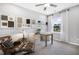 Cozy bedroom with a mid-century modern chair at 1988 Amaryllis Dr, Grayson, GA 30017