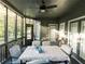 Spacious screened porch, perfect for outdoor dining and relaxation at 500 Chestnut Walk, Canton, GA 30114