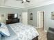 Spacious main bedroom with king bed and plenty of natural light at 500 Chestnut Walk, Canton, GA 30114