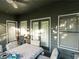 Screened porch with multiple windows and access to backyard at 500 Chestnut Walk, Canton, GA 30114