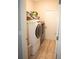 Laundry room with washer, dryer, and extra storage at 500 Chestnut Walk, Canton, GA 30114