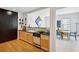 Modern kitchen with light wood cabinets, granite countertops, and stainless steel appliances at 2500 Peachtree Nw Rd # 405S, Atlanta, GA 30305