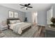 Bright bedroom with a large bed and neutral decor at 3261 Harbor Woods Rd, Decatur, GA 30034