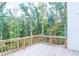 Wooden deck overlooking a wooded area at 2004 Fontainbleau Dr, Conyers, GA 30094