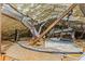 Attic with exposed ductwork and insulation at 3636 Evans Rd, Atlanta, GA 30340