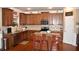 Modern kitchen with granite countertops and stainless steel appliances at 3853 Locksley Trl, Douglasville, GA 30135