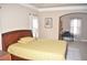 Main bedroom with sitting area and built in desk at 3853 Locksley Trl, Douglasville, GA 30135