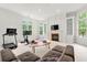 Recreation room with fireplace and built-in shelving at 1079 Arbor Ne Trce, Atlanta, GA 30319