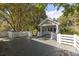 Spacious backyard deck with gazebo and white railings at 150 E Main St, Rutledge, GA 30663