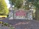 Stone entrance sign for Oakdale Bluffs community at 6148 Indian Wood Se Cir, Mableton, GA 30126
