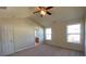 Spacious bedroom with high ceilings, carpet, and ensuite bathroom at 6148 Indian Wood Se Cir, Mableton, GA 30126