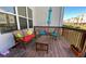 Wooden deck with patio furniture at 6148 Indian Wood Se Cir, Mableton, GA 30126