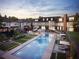 Luxury community pool with surrounding landscaping and lounge area at 1585 S Ponce De Leon Ave # 10, Atlanta, GA 30307