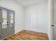 Bright bedroom with hardwood floors and French doors at 956 Glenwood Park Se Dr, Atlanta, GA 30316