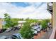 Aerial view of parking lot and shops near the property at 360 Chambers St # 151, Woodstock, GA 30188