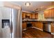 Modern kitchen with stainless steel appliances and granite countertops at 1868 Longdale Dr, Decatur, GA 30032
