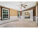 Spacious main bedroom with carpet and en-suite bathroom at 116 Southside Dr, Villa Rica, GA 30180