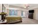 Large Primary bedroom with a king-size bed and plenty of natural light at 188 Sophie Cir, Locust Grove, GA 30248